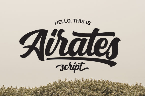 Airates: A Bold Handwritten Font for Stylish Design
