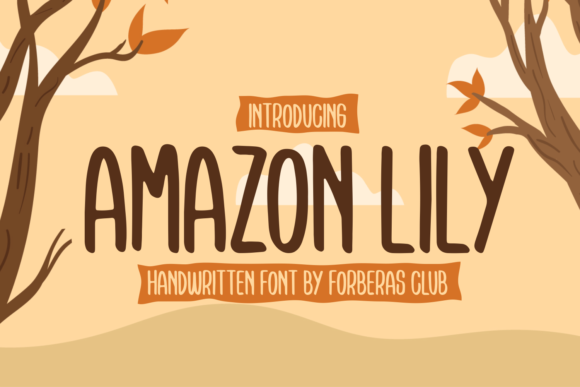 Amazon Lily: A Handwritten Font for Creative Projects