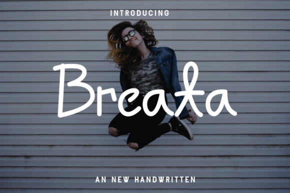 Breata: A Handwritten Font for Web Design