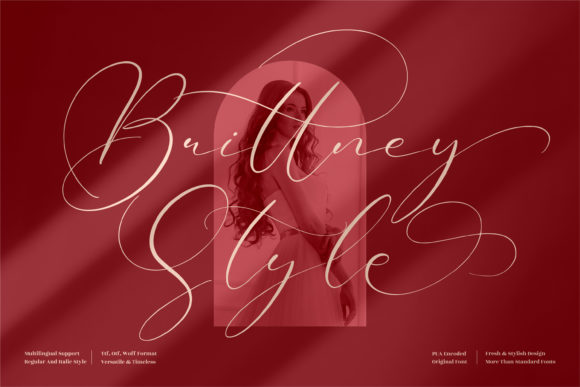 Brittney Style: A Playful Script Font