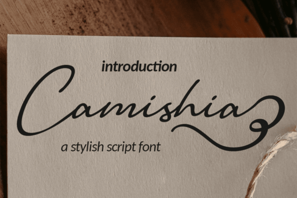 Camishia: A Font for Polished Branding