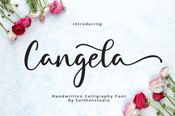 Cangela: A Romantic Calligraphy Font