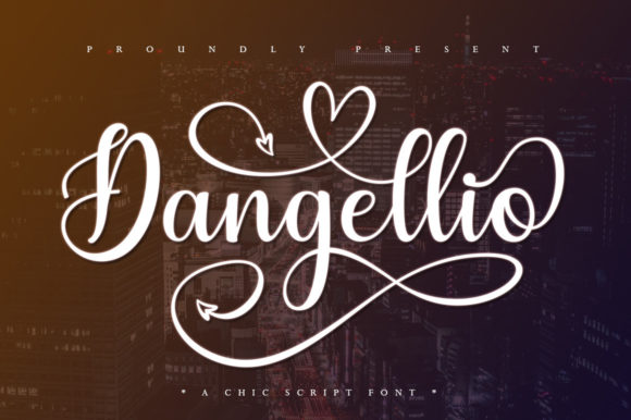 Dangellio: A Chic Script Font for Business Branding