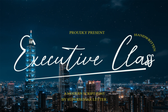 Executive Class Font for Web Design
