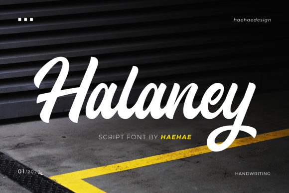 Halaney: A Font for Business Brilliance