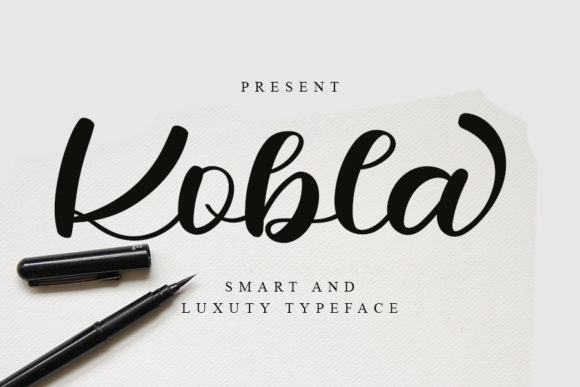 Kobla: A Script Font for Creative Campaigns