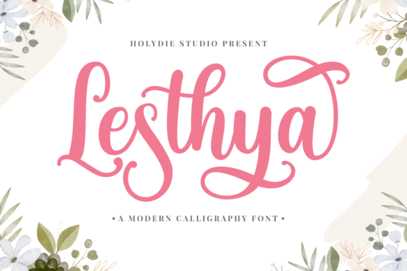 Lesthya: A Refined Script Font for Designers