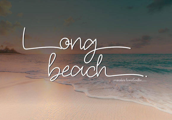 Long Beach: A Script Font for Polished Branding