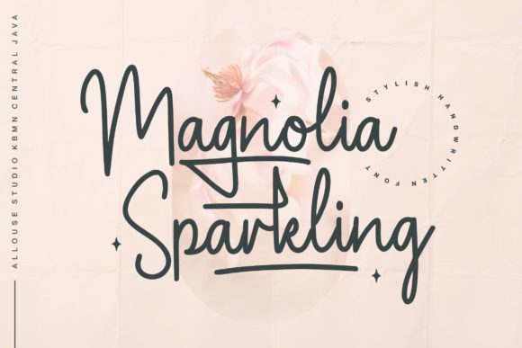 Magnolia Sparkling: A Refined Script Font