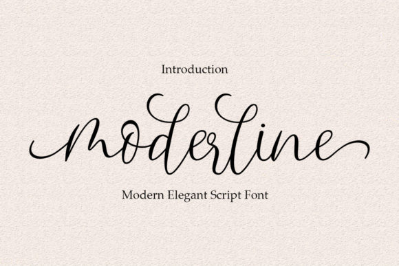 Moderline: A Handwritten Font for Creative Makers