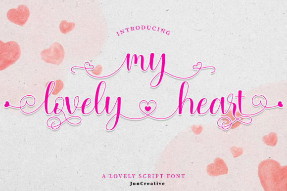 My Lovely Heart Font Review