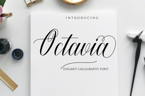 Octavia: A Handwritten Font for Creative Web Design
