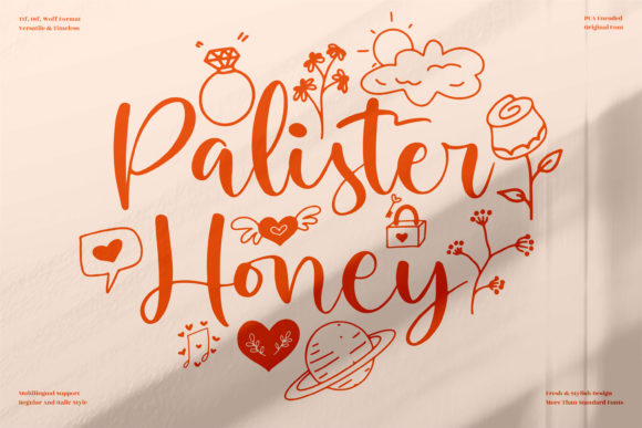 Palister Honey Font for Business