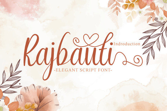 Rajbauti: A Classy Script Font