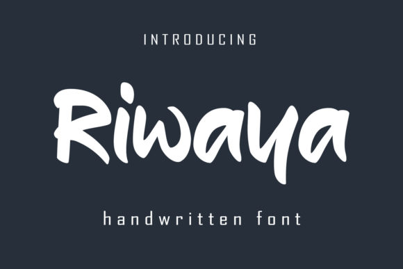 Riwaya: A Cool Handwritten Font