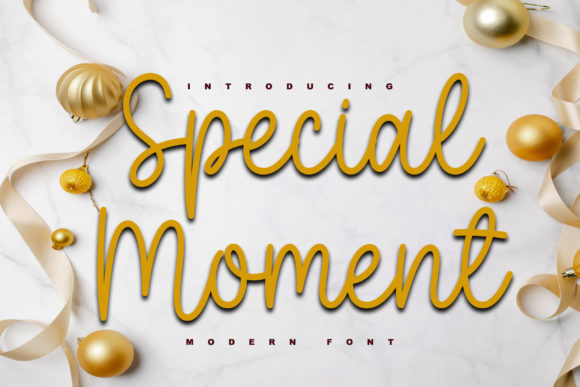 Special Moment Font Review