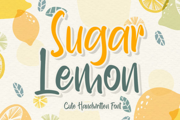 Sugar Lemon Font: Playful & Practical
