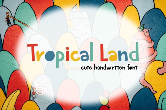 Tropical Land Font for Web Design