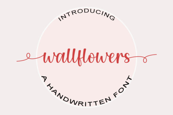 Wallflowers Font for Web Design