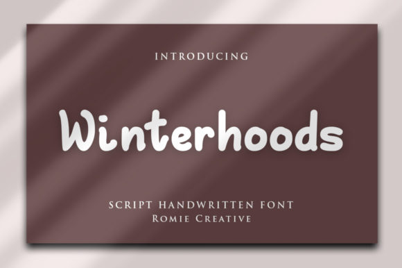 Winterhoods: A Font That Brings Warmth to Your Brand