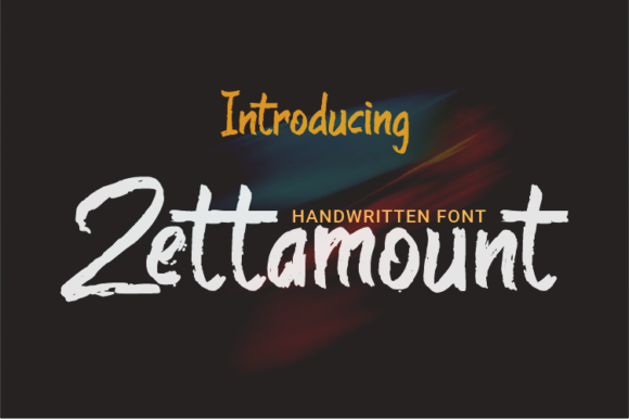 Zettamount: A Cool Handwritten Font for Creative Projects